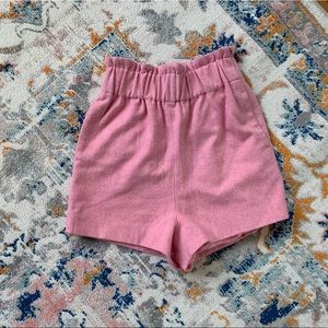 [NEW] Ganni Pink Wool blend Shorts Size S